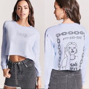 Forever 21 x Yuki Haze Crop Shirt Small